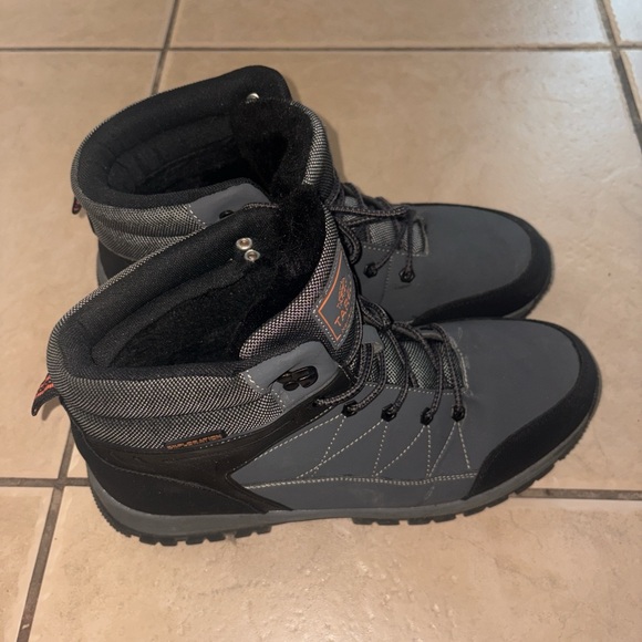 Men's Gray Boots - Picture 2 of 3